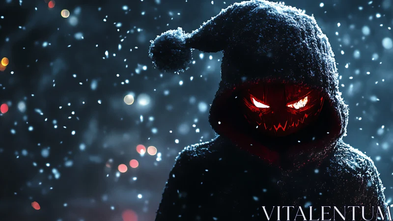 Snowbound nightmare stalks the winter night with burning eyes.