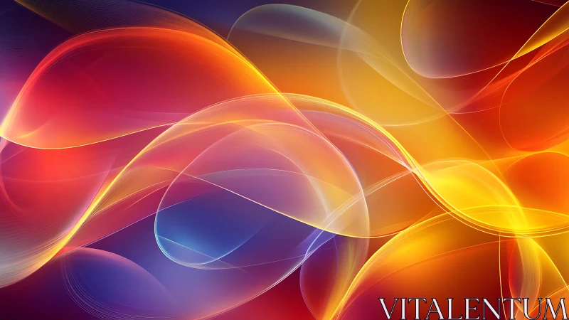 Chromatic light waves intertwine in dynamic digital gradients