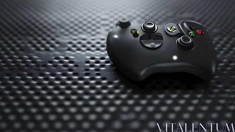 Xbox Wireless Controller on Textured Gaming Surface