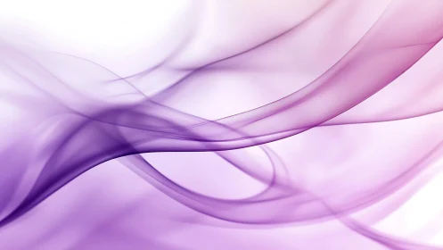 Whispered Violet Currents Drift Across Soft White Light.