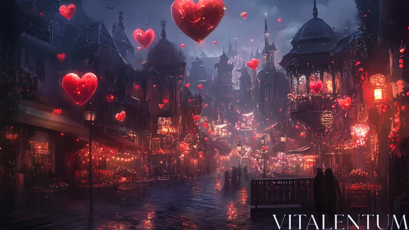 Neon Heart City: Gothic Romance in Digital Light.