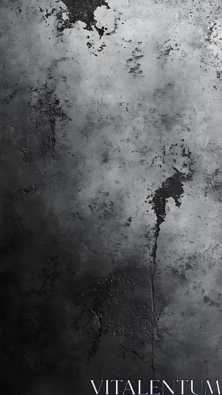 Weathered concrete surface with high-contrast roughness mapping