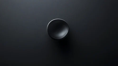 Chrome Whisper: A Void Sphere's Minimalist Dance.