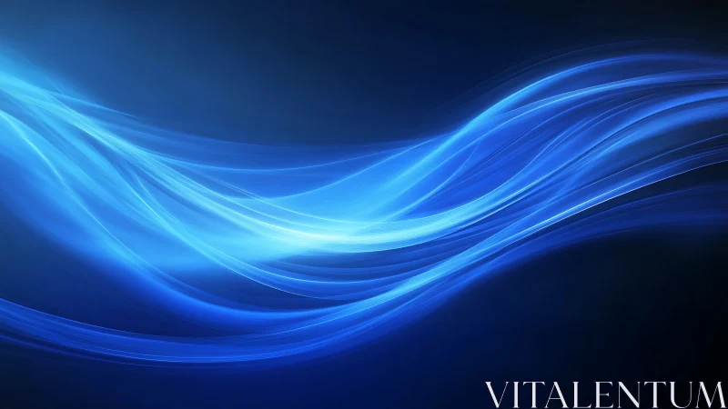 Coherent blue light wavefronts in layered digital fluidity.