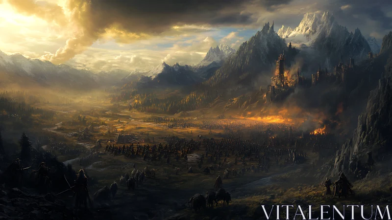 Mountain stronghold under siege amid blazing valley war