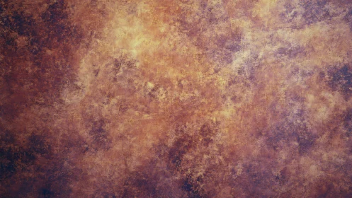 Textured ochre and mauve abstract field, layered brush surface.