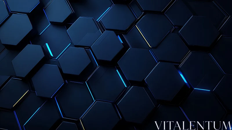 Hexagonal nightshift hums with electric whispers of light