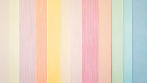 Pastel stripes quietly rehearse a soft sunrise in columns