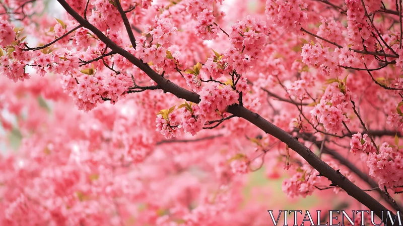 Pink Crabapple Blossoms: Arboreal Spring Inflorescence Study