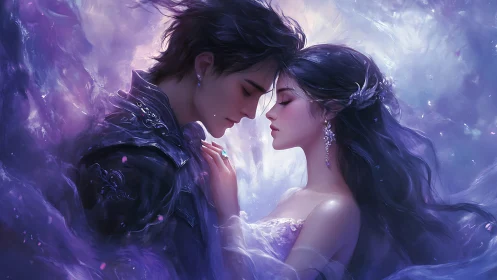 Digital Romantic Portraiture With Ethereal Luminescence and Complex Atmospheric Rendering