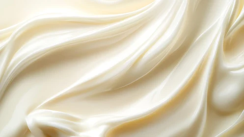 Smooth Creamy Texture in Abstract Soft Focus, Minimalist Style.