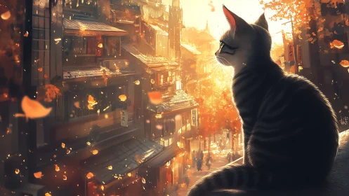 Obsidian Sentinel Watches Autumn City Blaze.