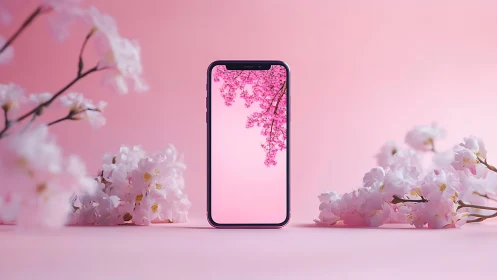Spring Cherry Blossoms Meet Modern Technology