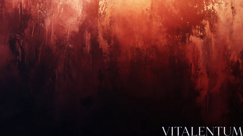 Red Atmospheric Gradient with Textured Burn Effect Fading to Black