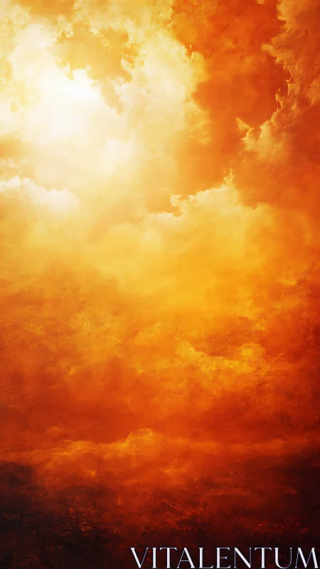 Inferno Ascending Through Molten Sky.