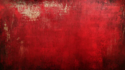 Textured red abstract background reveals distressed surface