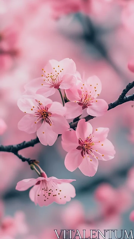 Blossom Whispers: Nature's Pink Dream.
