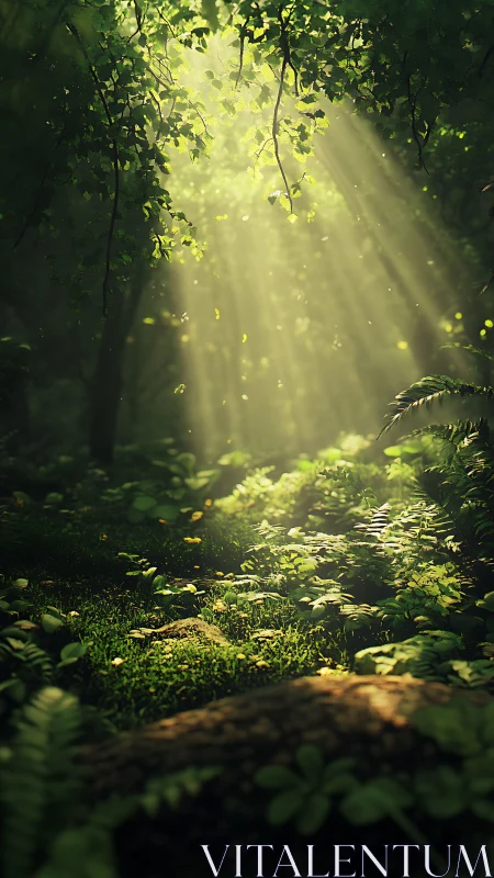 Luminous Canopy: Enchanted Forest Cathedral.