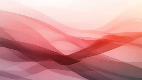 Layered translucent red waveforms intersect across frame