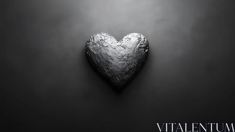 Stone Heart Glimmers Against Darkness