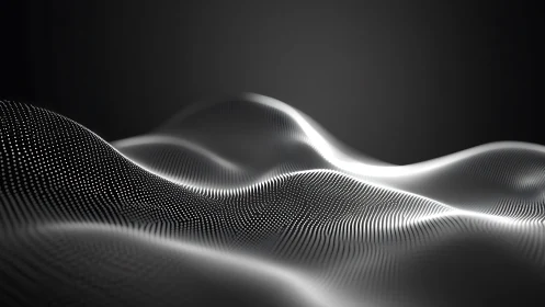 Gentle digital dunes of light and shadow in soft motion.
