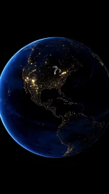 Nocturnal Earth from orbit reveals luminous urban networks