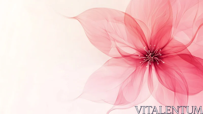 Ethereal Translucent Bloom: Layered Petal Morphology with Graduated Chromatic Intensity.