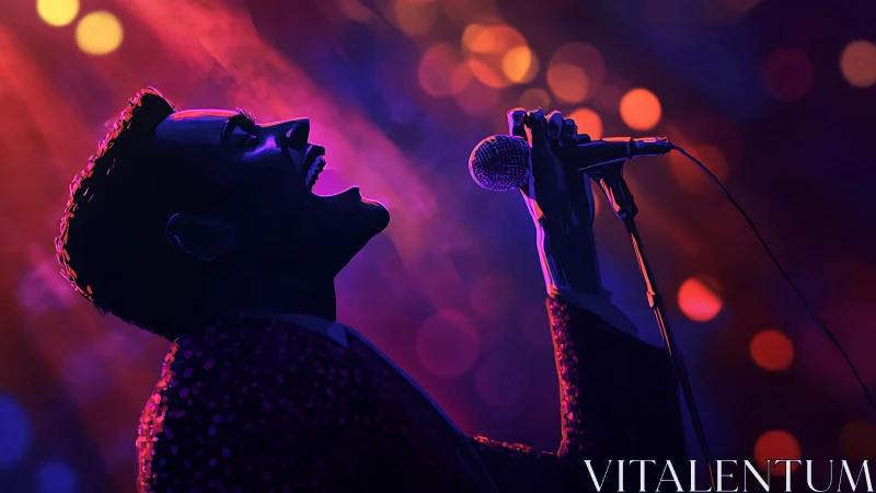 Electric singer pours every note into a glowing night stage