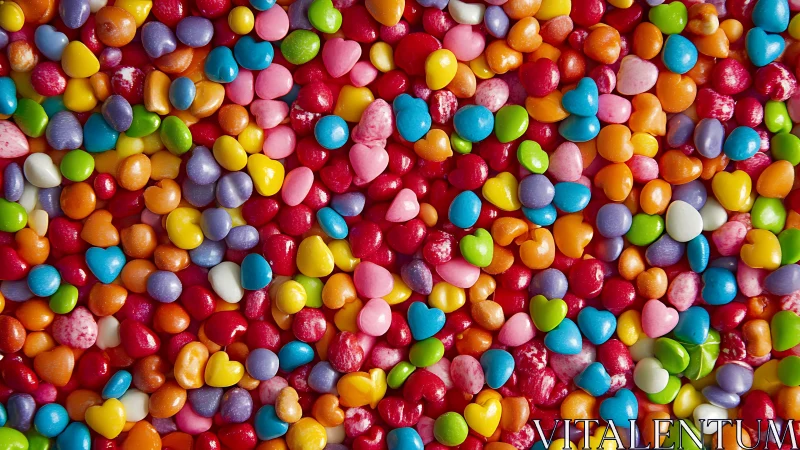 Vibrant Confectionery Array: Dense Spherical Composition.