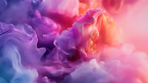 Velvet nebula blooms in radiant pink, violet and gold mist.