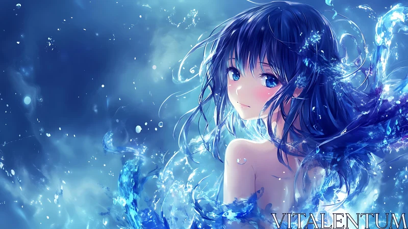 Tideborn girl turning starlit water into quiet wonder.