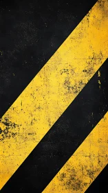 Industrial hazard stripes texture with worn yellow paint.