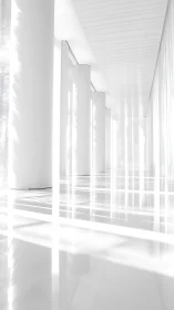 Luminous Corridor: Where Silence Breathes Geometry.