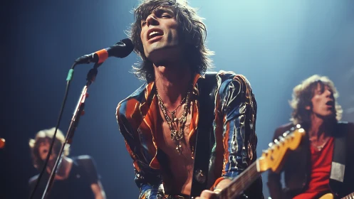 Electric rock singer pours heart into a glowing live stage