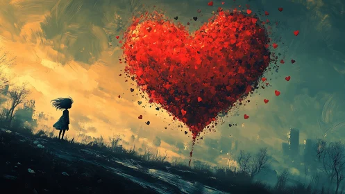 A Solitary Heart: Love's Beacon in the Darkness