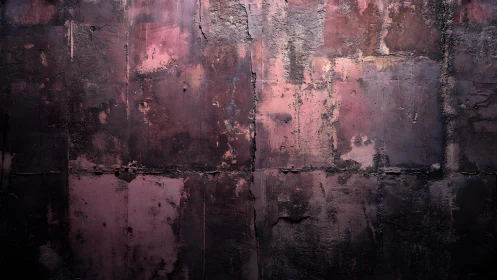 Weathered textured wall in abstract grunge style with rich colors.