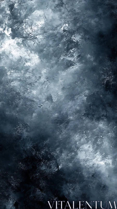 Monochrome textured cloud-like formation fills the frame