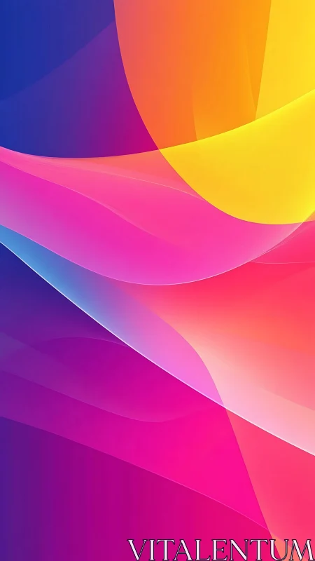 Sunlit color waves drifting through a dreamy gradient sky.