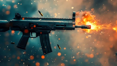 Tactical Artillery: Rifle's Explosive Symphony.