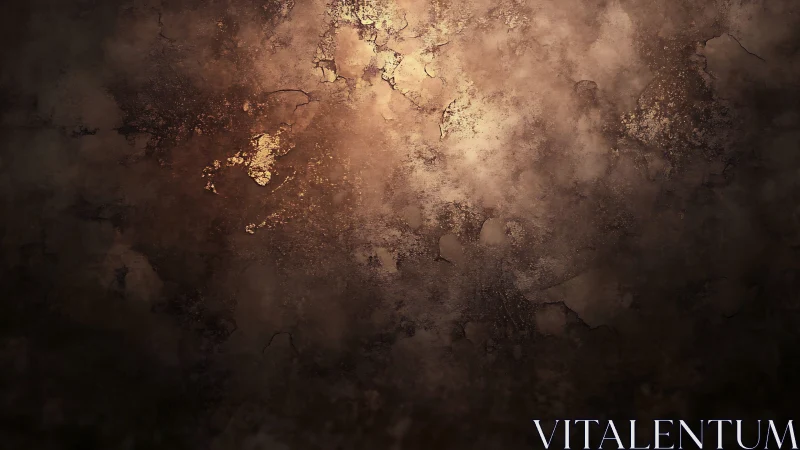 Textured grunge wall with warm vignette lighting focus.