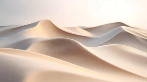 Serene desert dunes rendered as silky abstract waves.