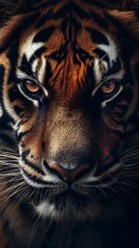 Ember-eyed jungle monarch staring down the restless world.