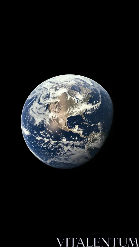 Satellite viewpoint isolates Earth against deep cosmic void