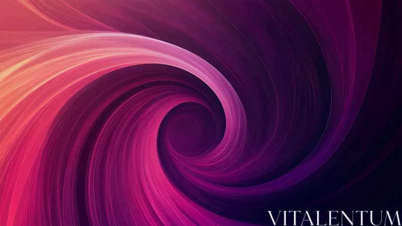 Vibrant magenta and pink swirling abstract vortex design.