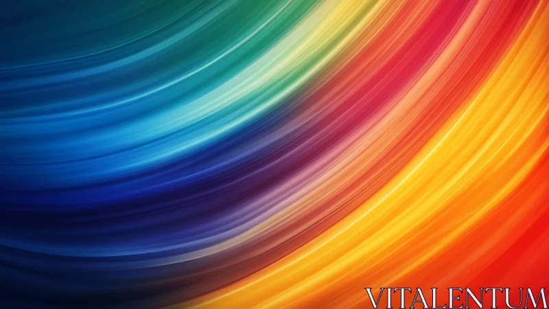 Swept Spectrum Rivers Curve Across a Neon Painted Sky.