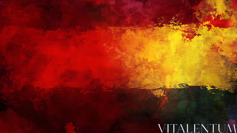 Vibrant red and gold abstract texture radiates bold warmth