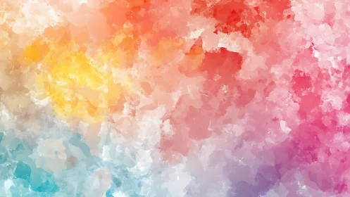Multicolor abstract texture with warm and cool gradients.