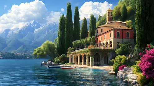 Lakeside Sanctuary: Where Alpine Dreams Kiss Stone.