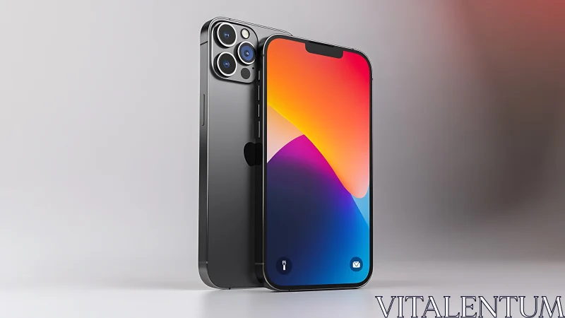 iPhone 12 Pro Max smartphone with triple camera system