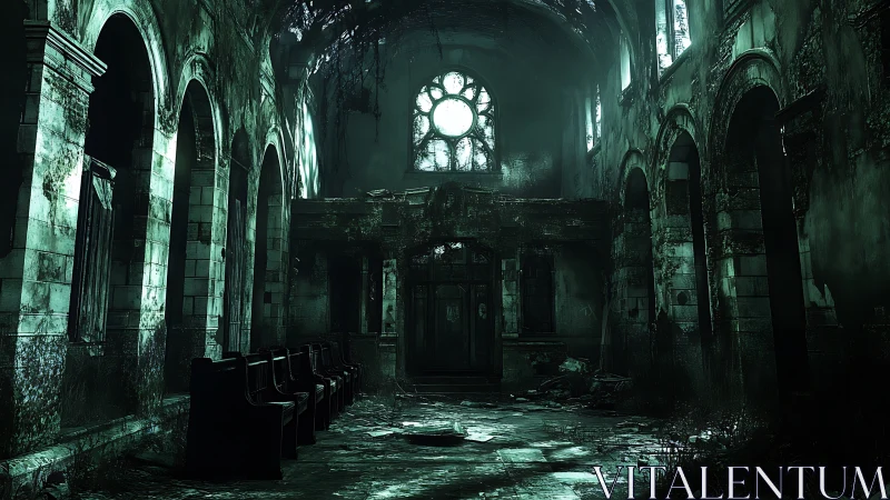 Silent emerald cathedral of dust, echoes, and memory.